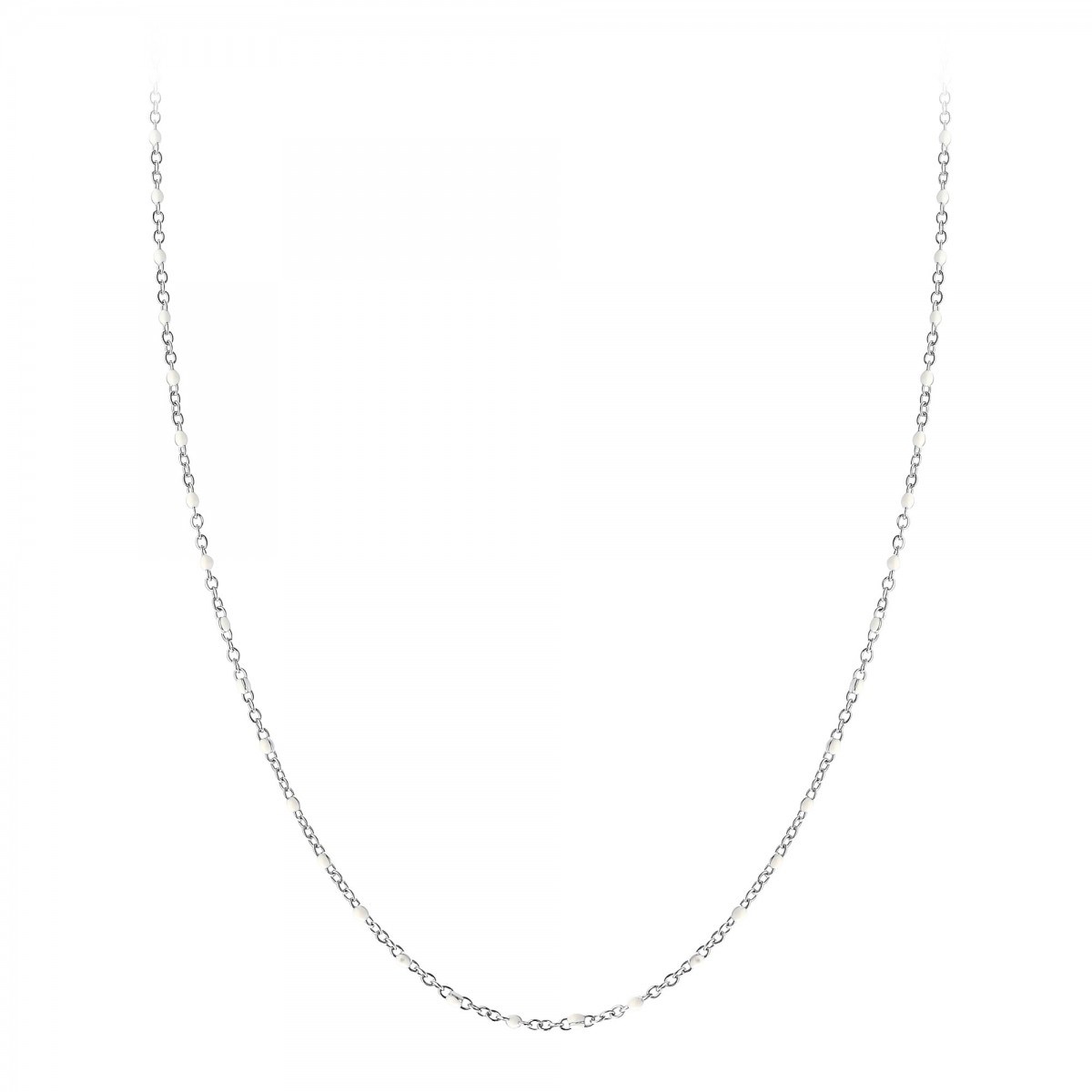 Collier perles blanches par SC Bohème