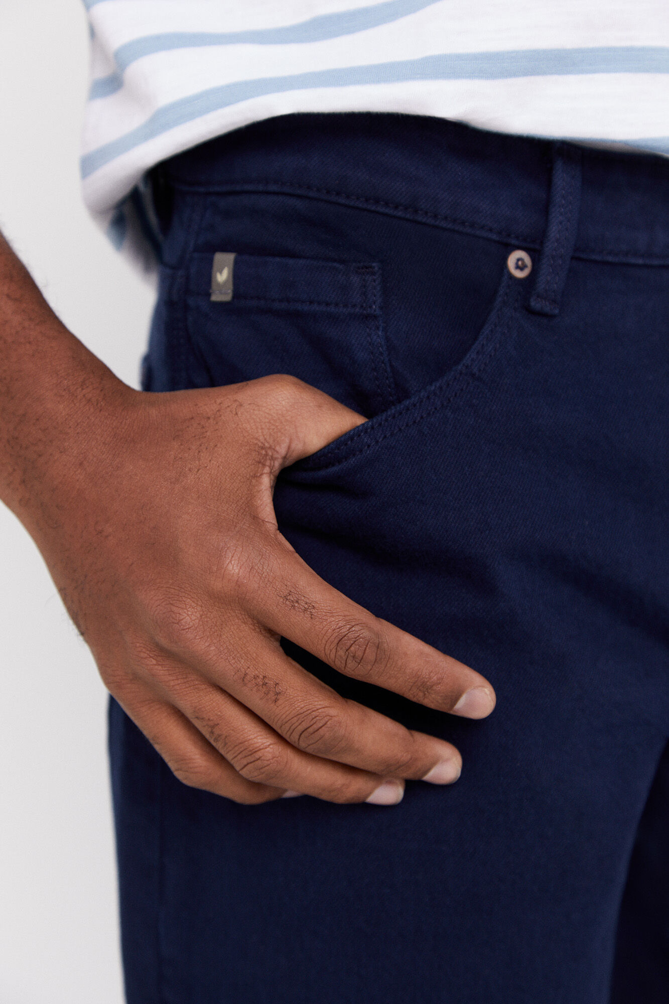 Bermuda jeans - Azul marinho