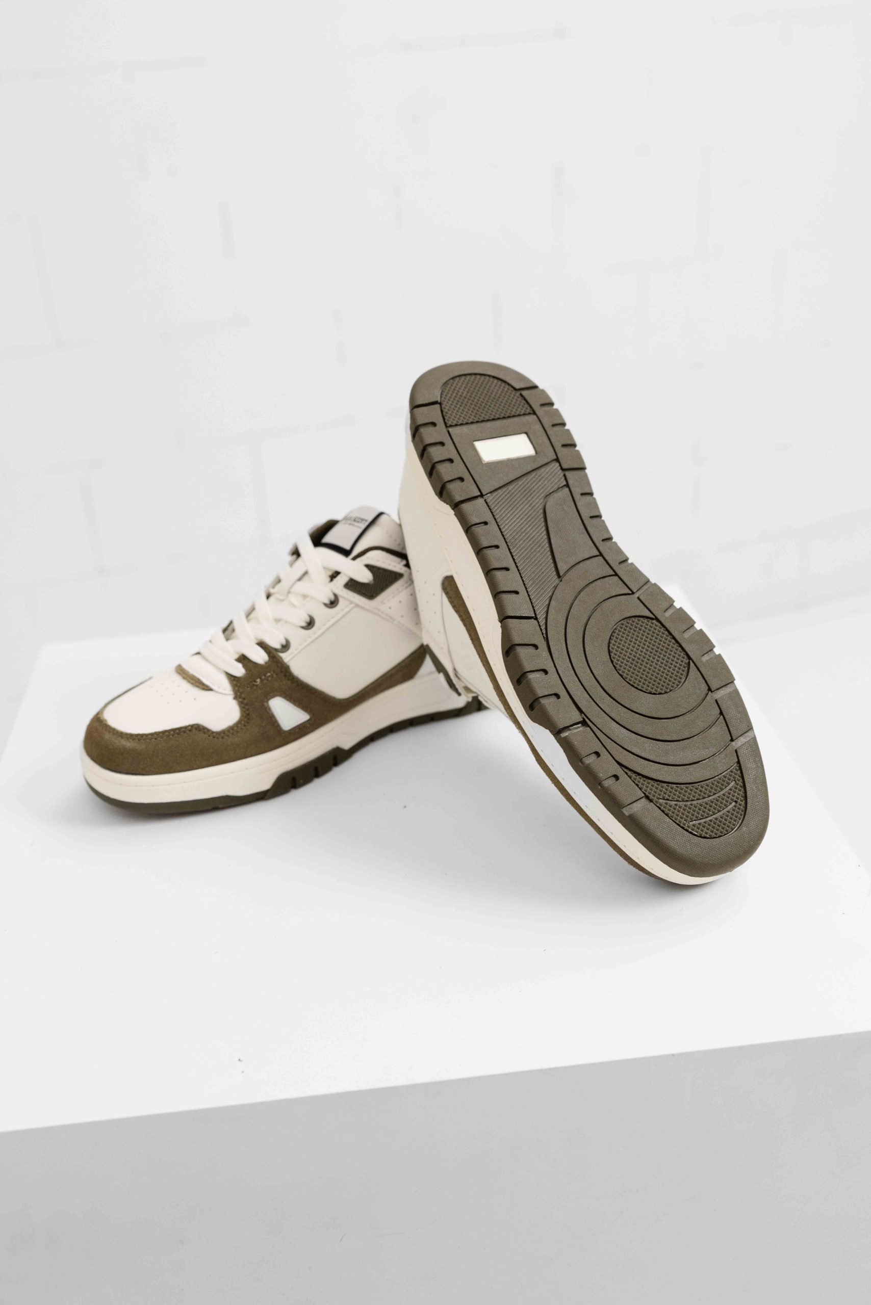 Lyle & Scott Evanton Sneakers Heren Groen/Wit