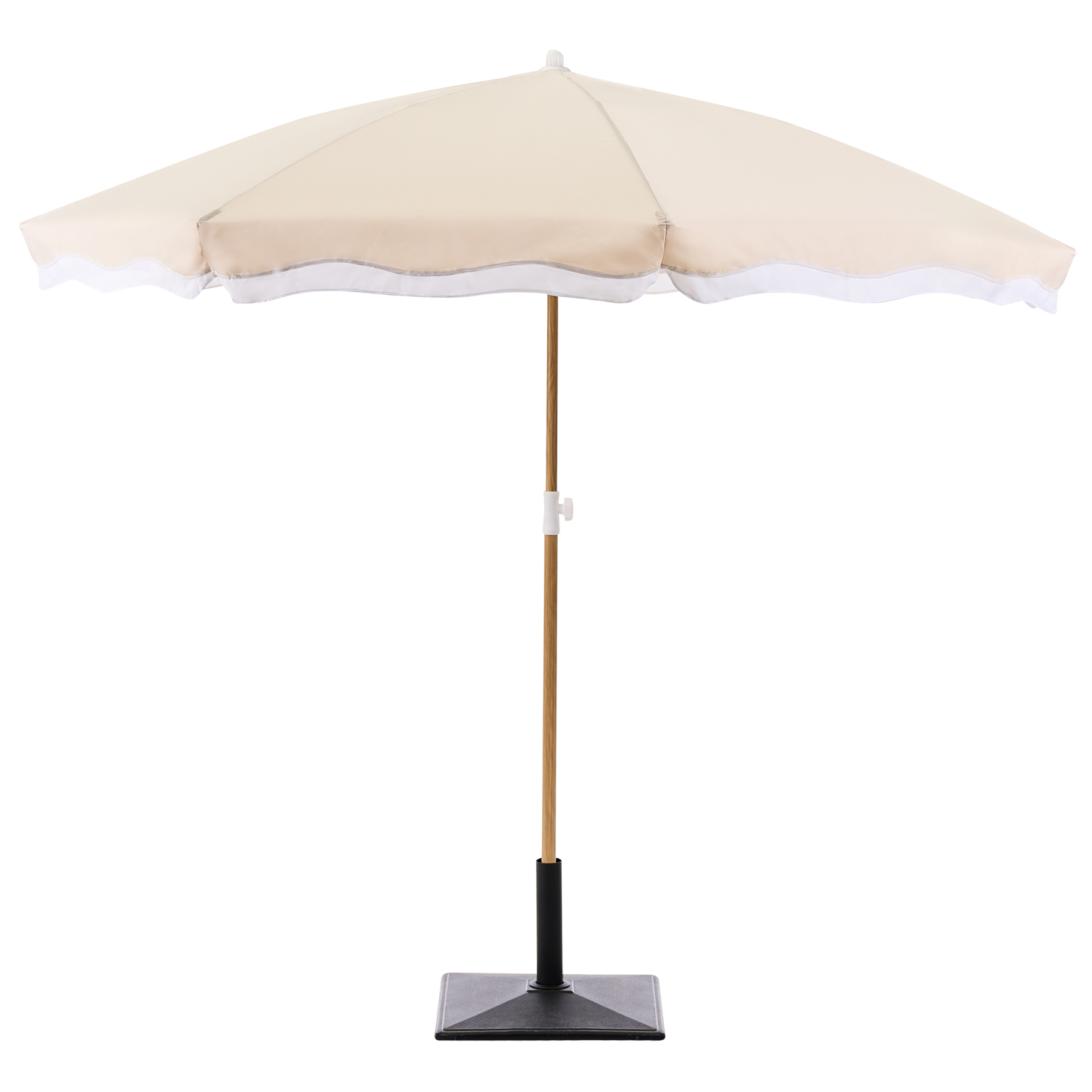 Beliani - SESTRIERE - Tuinparasol - Beige - 232 cm - Polyester