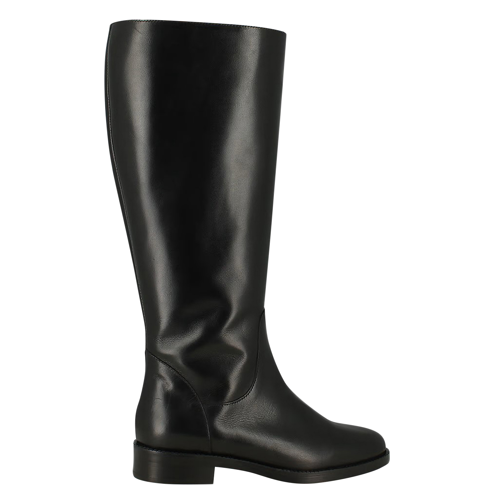 FLOWER - Bottes en cuir | Noir
