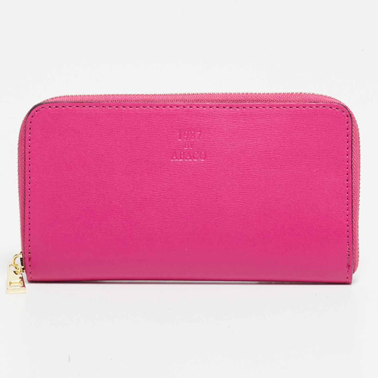 1987 by Abaco Compagnon en Cuir Yna Boxe fushia - 19x11 cm