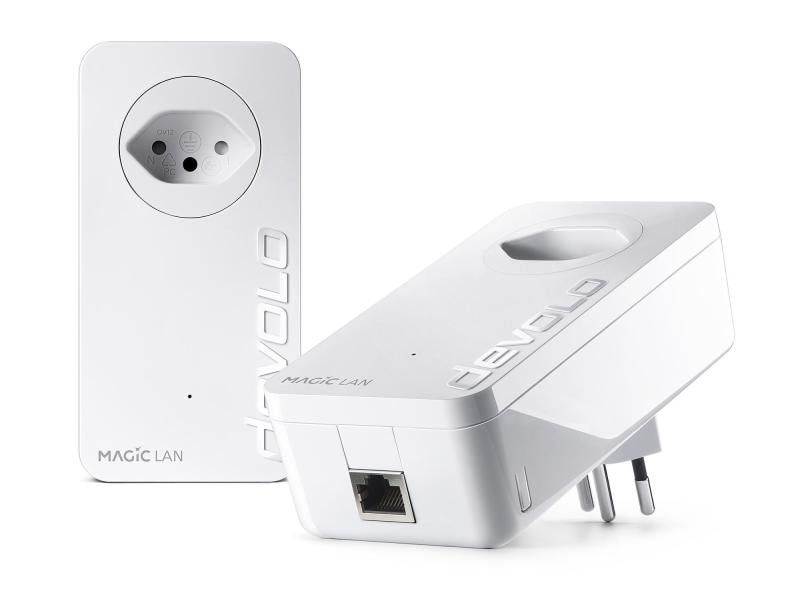devolo Powerline Magic 2 LAN Starter Kit LAN-Verbindung über das heimische Stromnetz