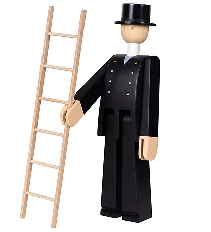 Kay Bojesen Tr?figur - Skorstensfejeren - 21 cm - Sort
