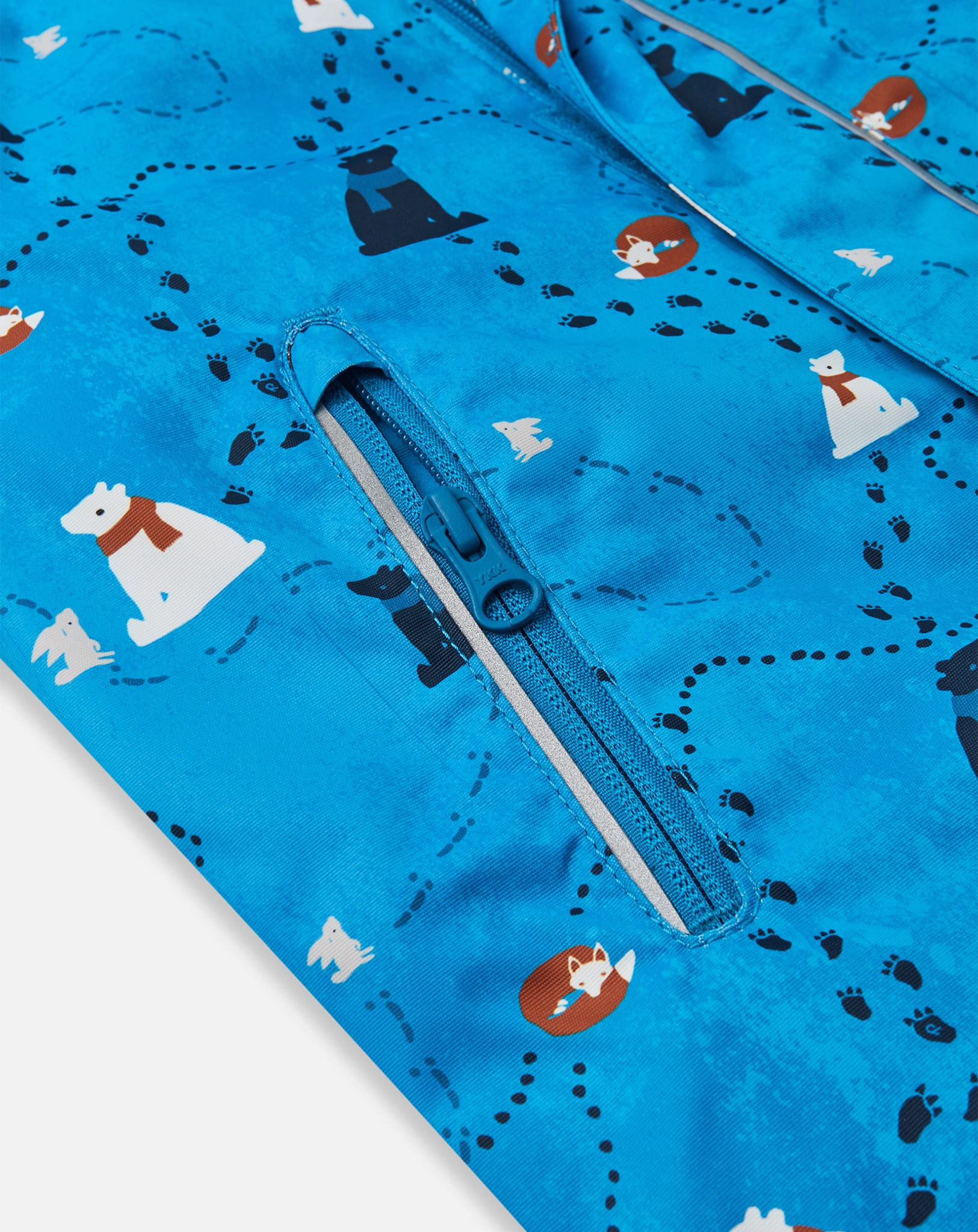 Schneeanzug PUHURI ANIMALS in true blue