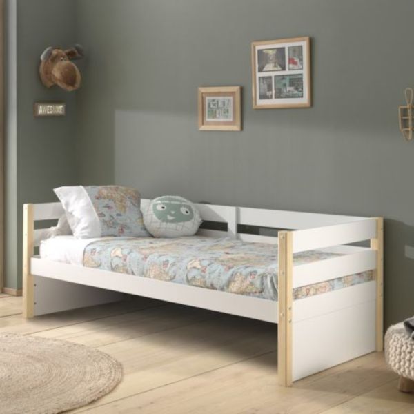 Vipack Margit Kajuitbed White 90 x 200 cm