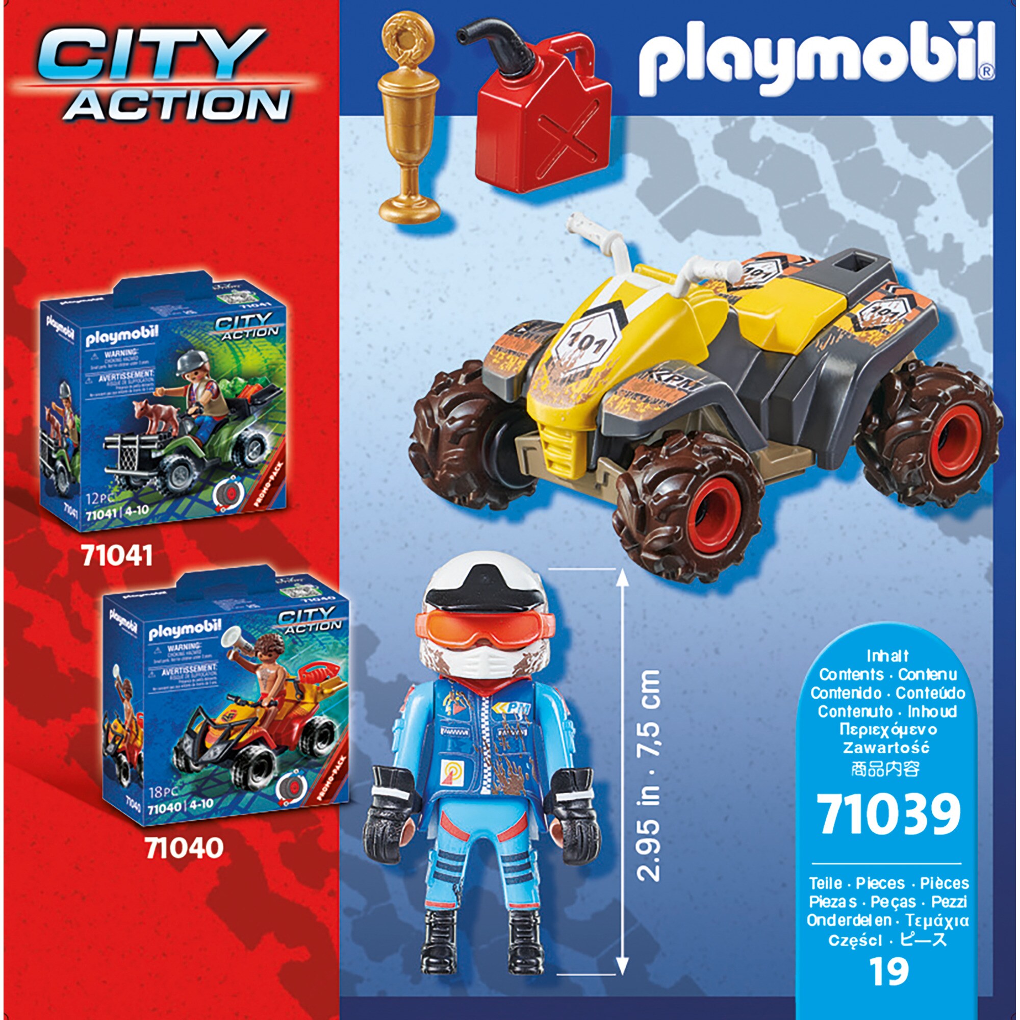 PLAYMOBIL Konstruktionsspielzeug Offroad-Quad
