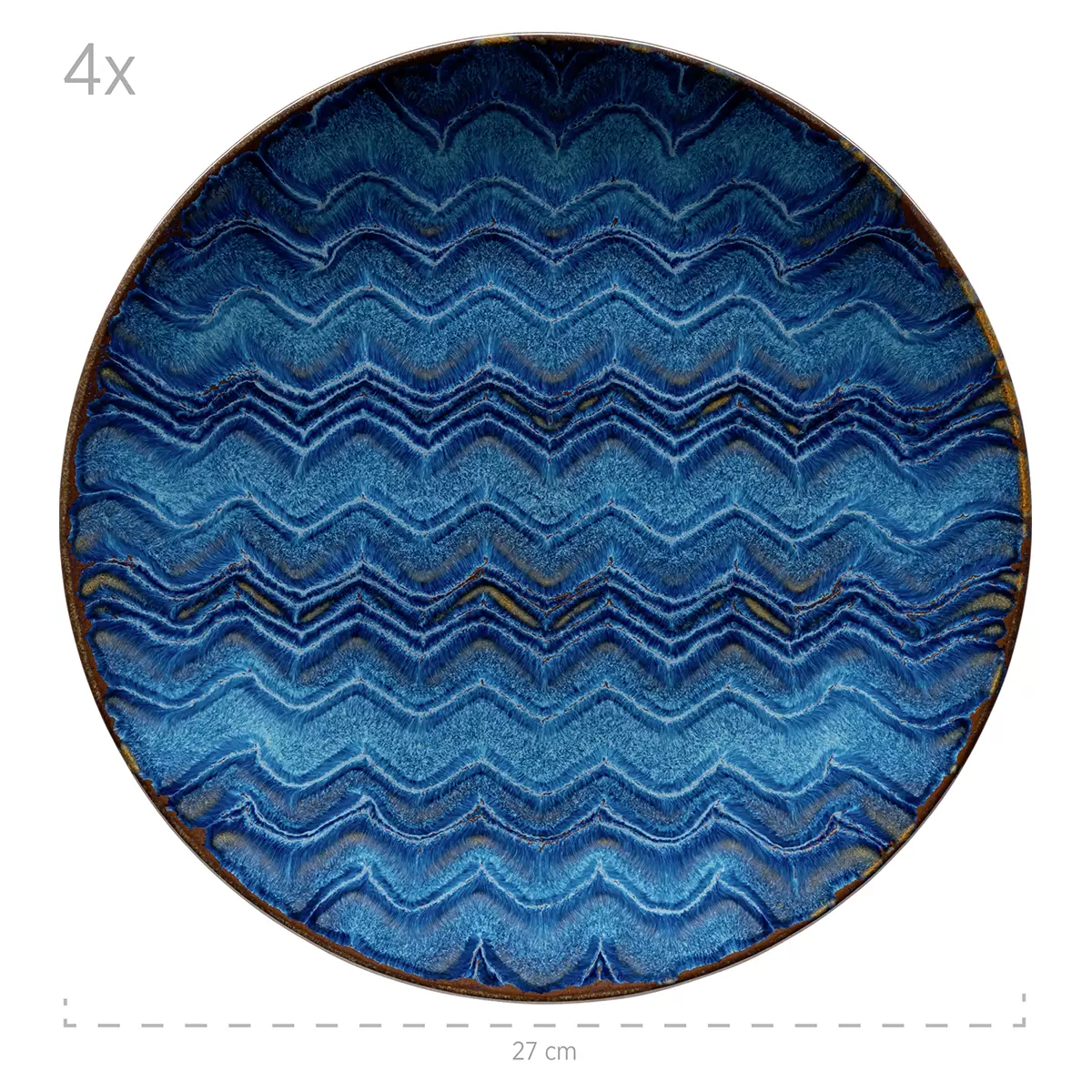 Tafelservice 12tlg. AQUAMARINE Blau