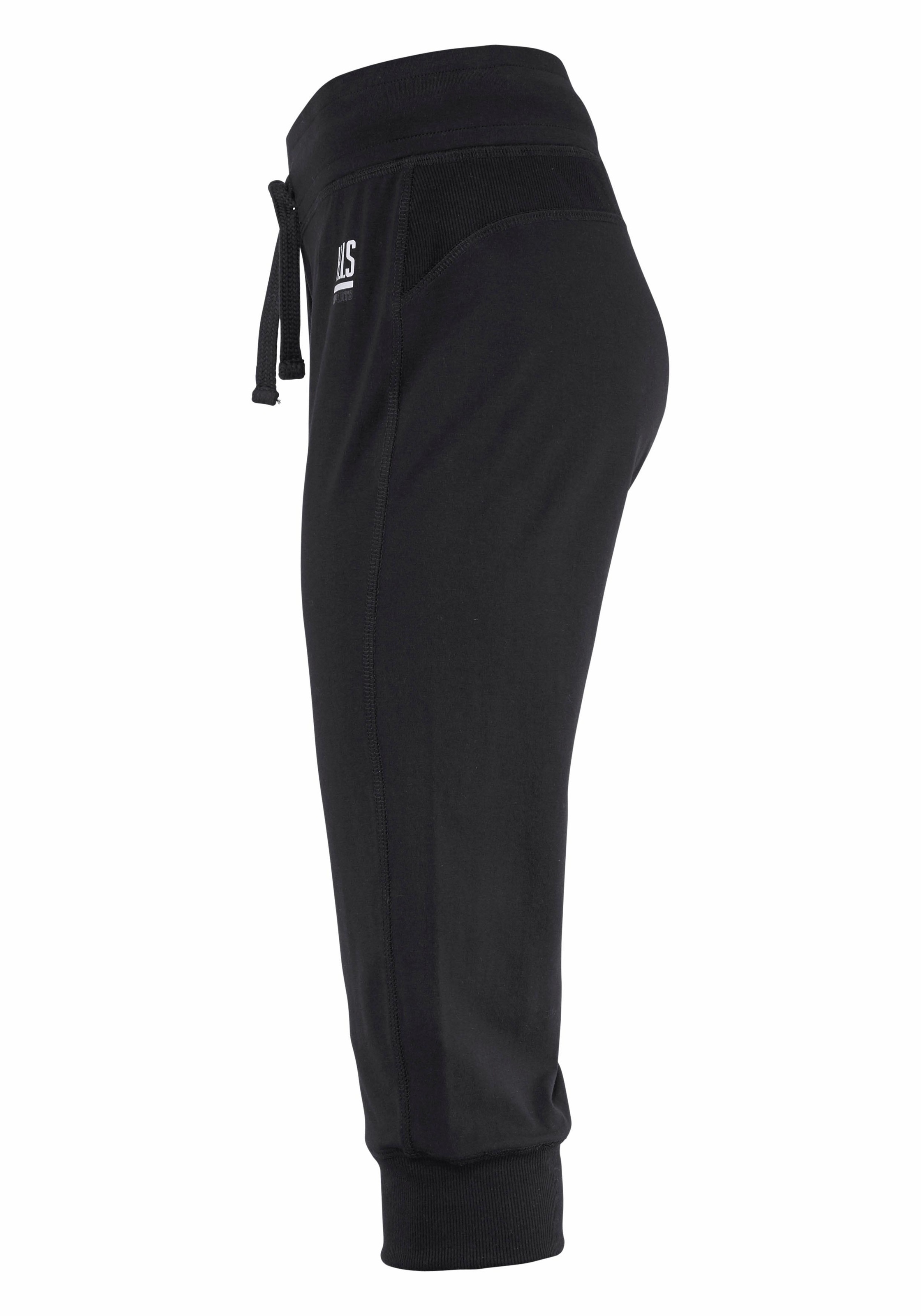 H.I.S 3/4-Sweathose  Festes Sweatmaterial mit elastischem Bund und Kordelzug