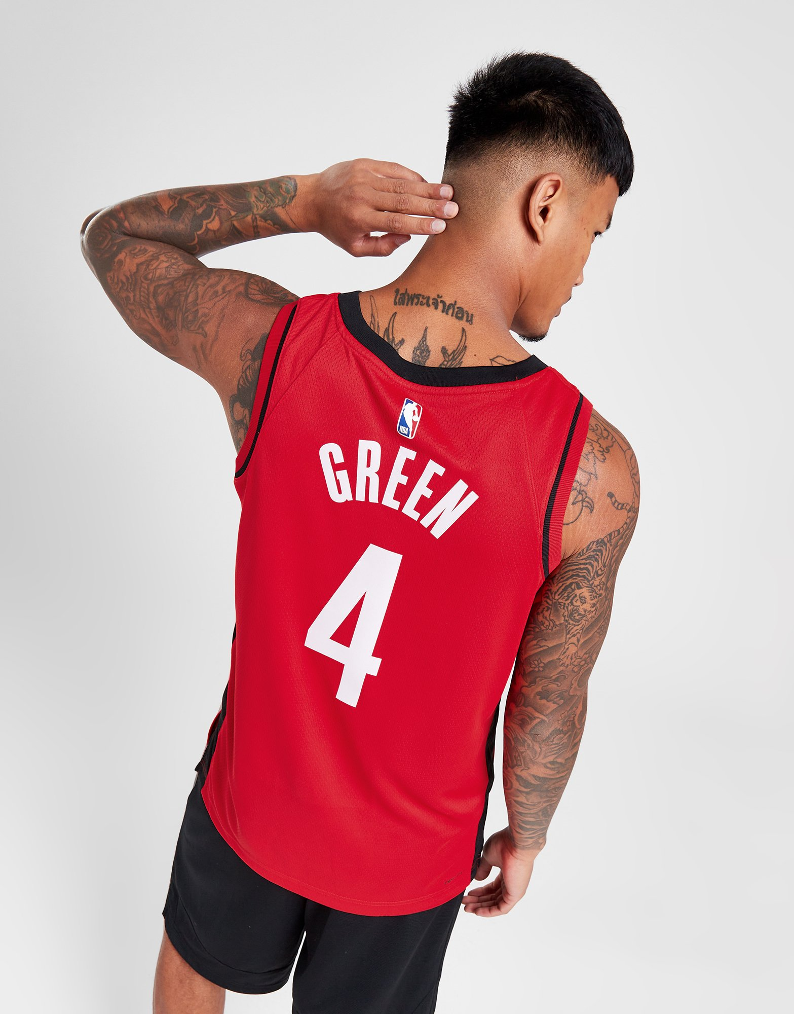 Nike Maillot NBA Houston Rockets Green #4 Homme