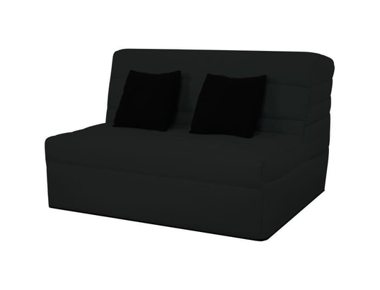 DUNLOPILLO - Banquette bz - noir - matelas slyde 13cm - anti-a