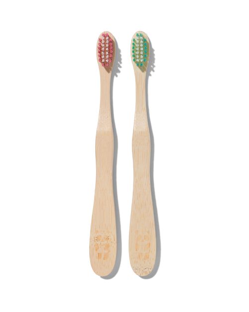 2 brosses à dents enfant bambou