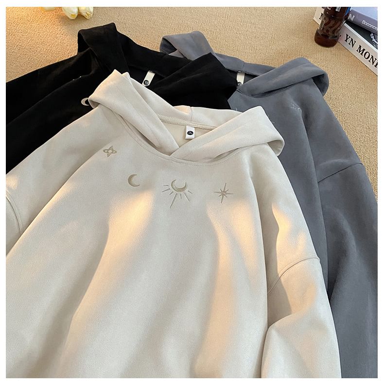 Mimiyox - Geborduurde oversized hoodie