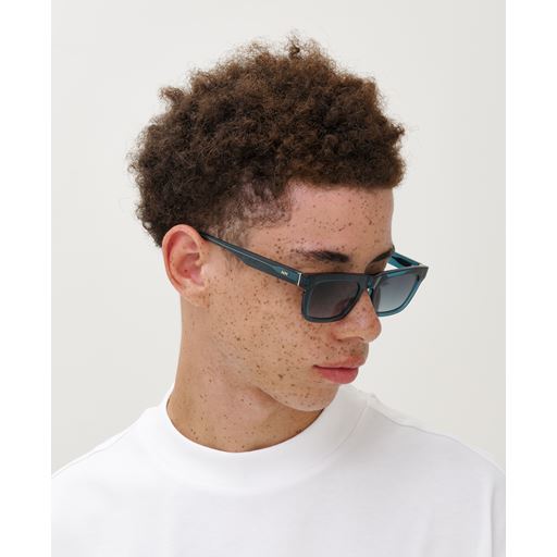 MessyWeekend New Dylan Solbriller, Green/Turquoise
