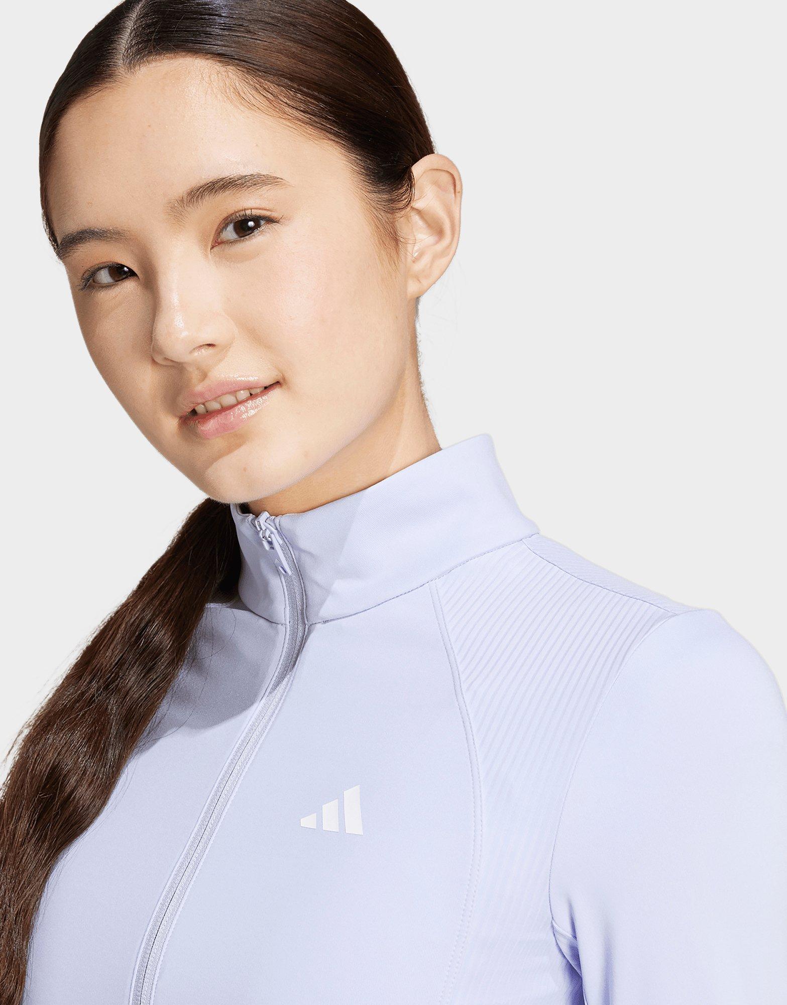 adidas Veste entièrement zippée côtelée Hyperglam