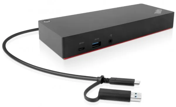Lenovo ThinkPad Hybrid USB-C with USB-A Dock - Dockingstation - USB-C - 2 x HDMI, 2 x DP - 1GbE - 135 Watt - Campus