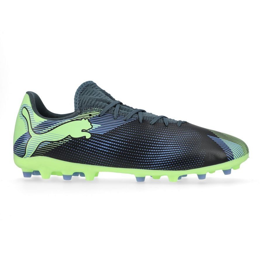 PUMA Future 7 Play MG Lights Out - Gray Skies/Violet/Fizzy Apple/Blanc