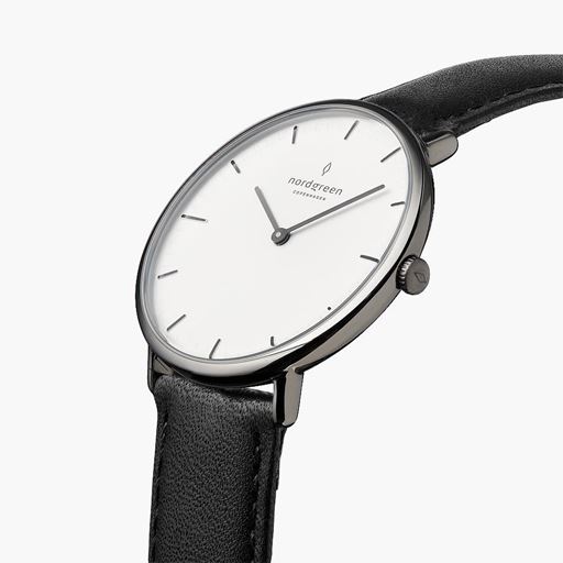 Nordgreen Native NR40GMLEBLXX Ur, Gun Metal, 40 mm