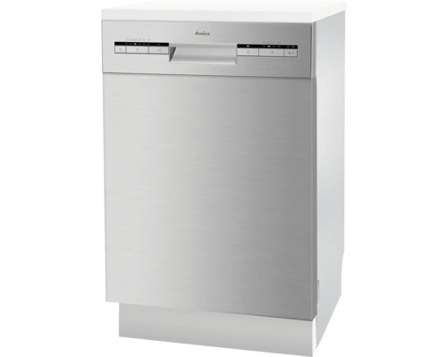 Amica EGSPU 500 911 E semi-geïntegreerde vaatwasser, 45 x 87 x 58 cm, voor 10 couverts, 9 l inhoud, 44 dB(A)