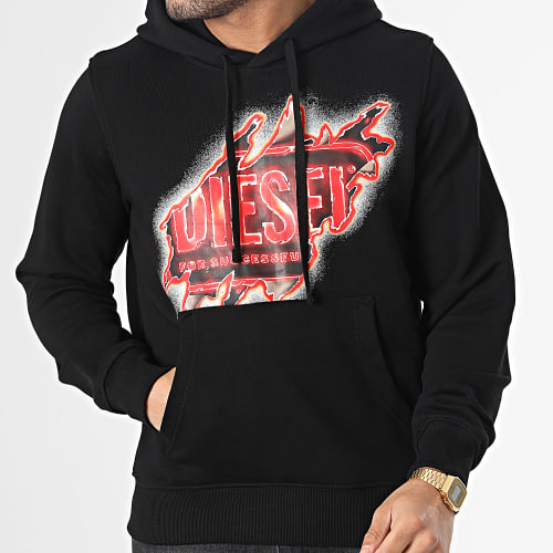 Sweat Capuche A09829-0BAWT Noir