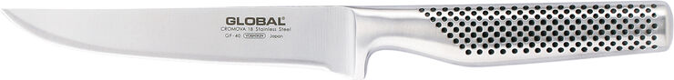 Global GF-40 Udbener kniv, bred, 15 cm Grå