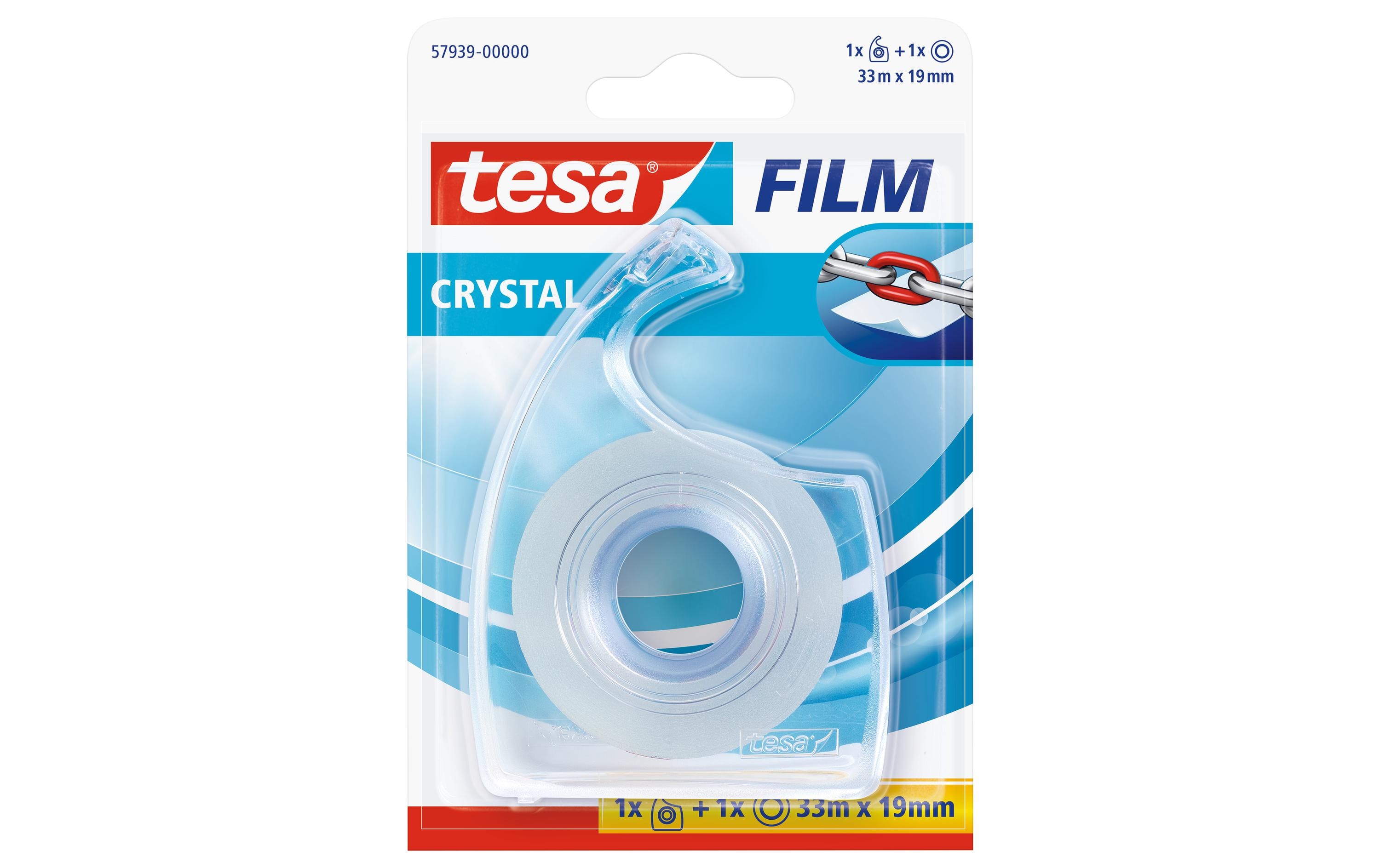 Handabroller crystal 19 mm x 33 m, TransparentHanabroller