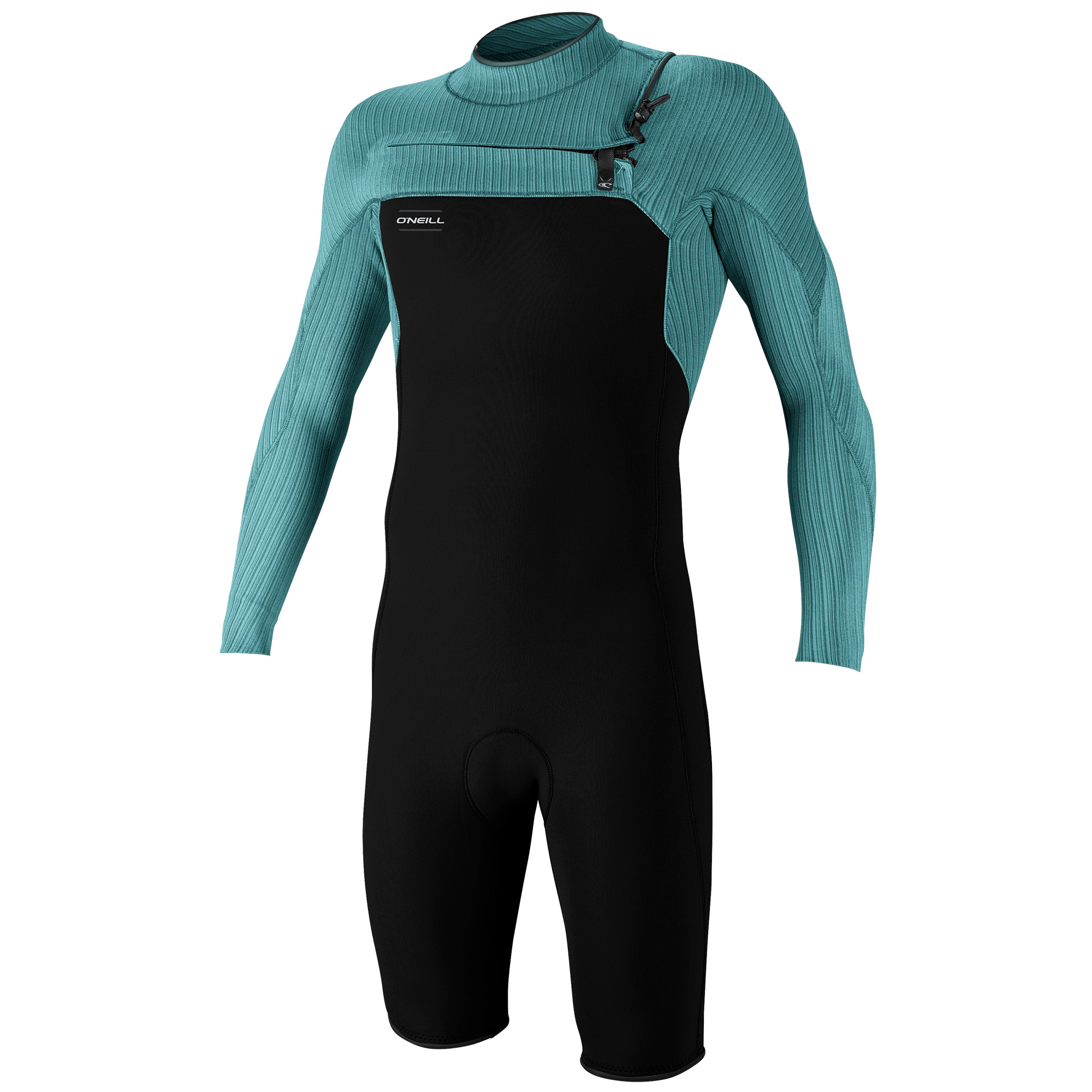 O'Neill Hyperfreak 2mm Front Zip - 2mm - Manche Longues Shorty Black / Tide PO