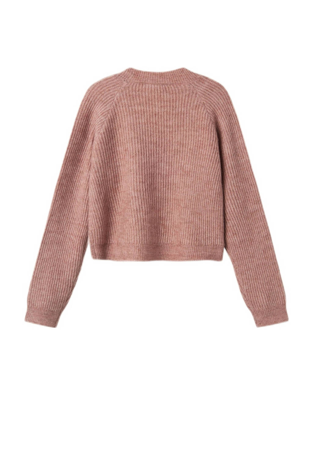 NAME IT gemêleerd vest NKFHOLLY oudroze