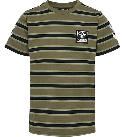 Hummel T-Shirt - hmlOhio - Kalamata m. Striber