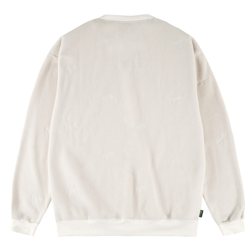 PULL À COL ROND EN POLAIRE LOOP - NATUREL