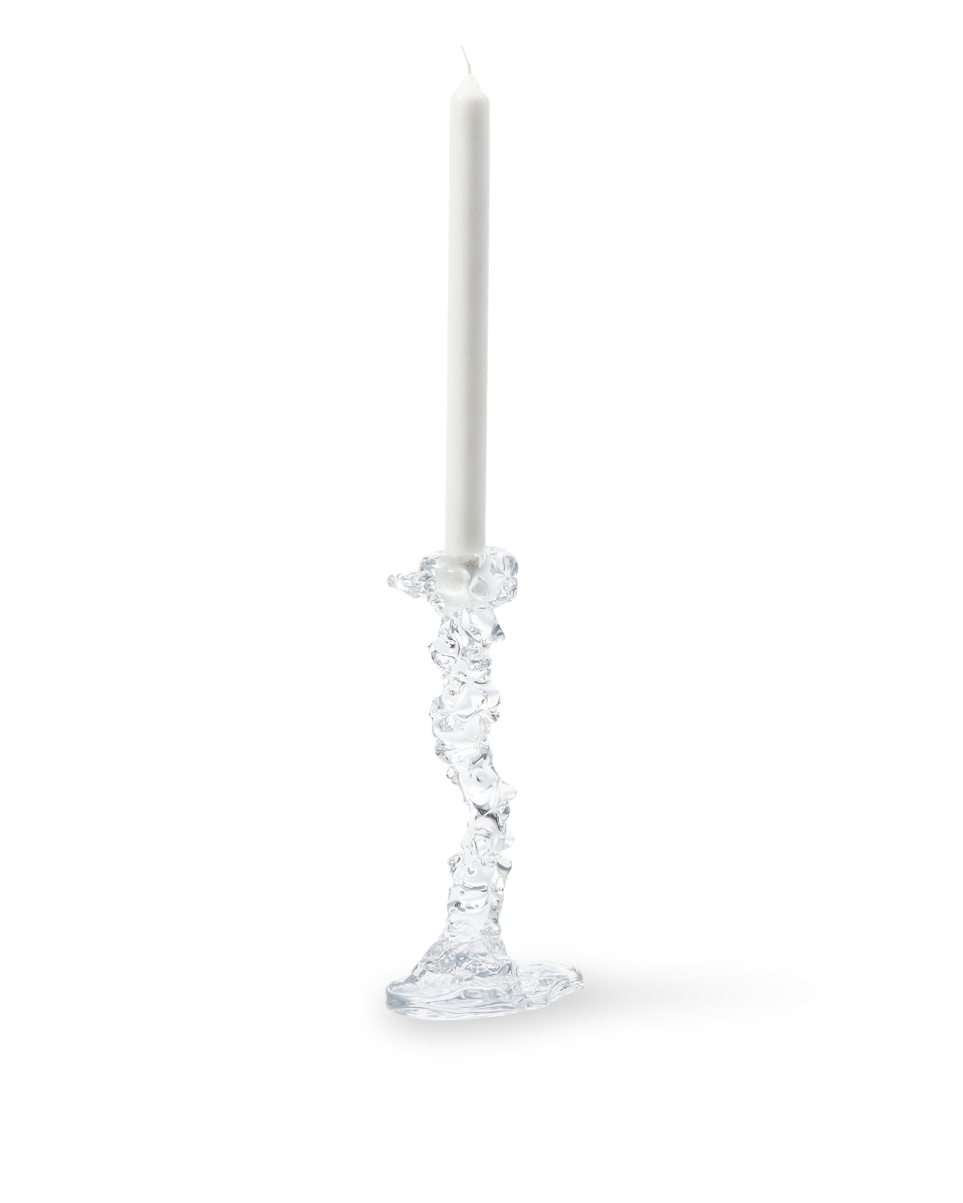 POLSPOTTEN  Drip lysestage, L - glas