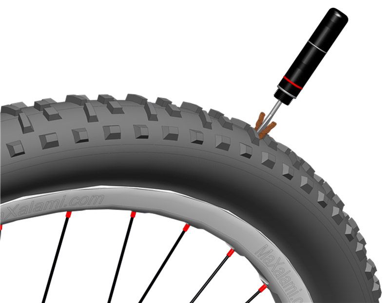 MaXalami PlugN'Blow DUO Tubeless Reparaturwerkzeug mit CO2 Konnektor kaufen | Bike-Discount