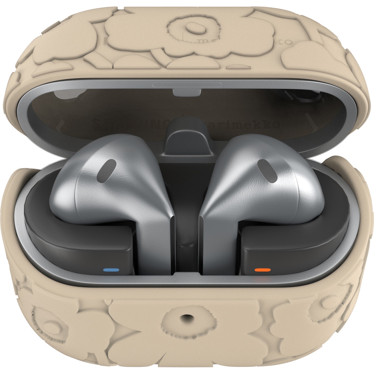 Samsung Galaxy Buds3/Pro Marimekko deksel (sort/beige)