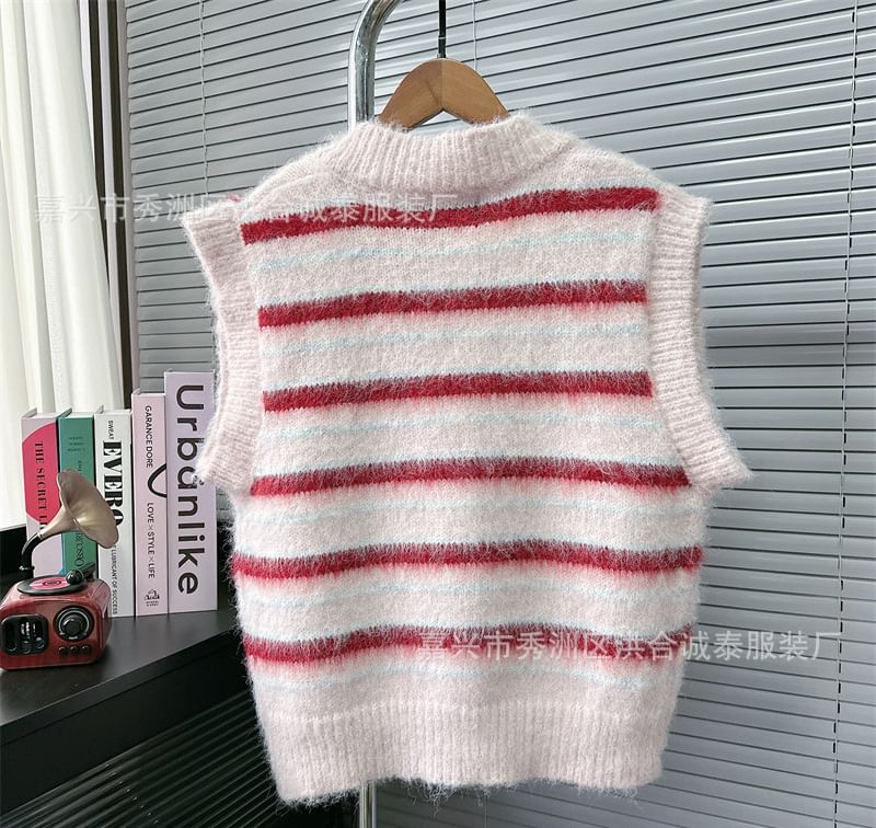 staybabes - V-hals gestreept vest