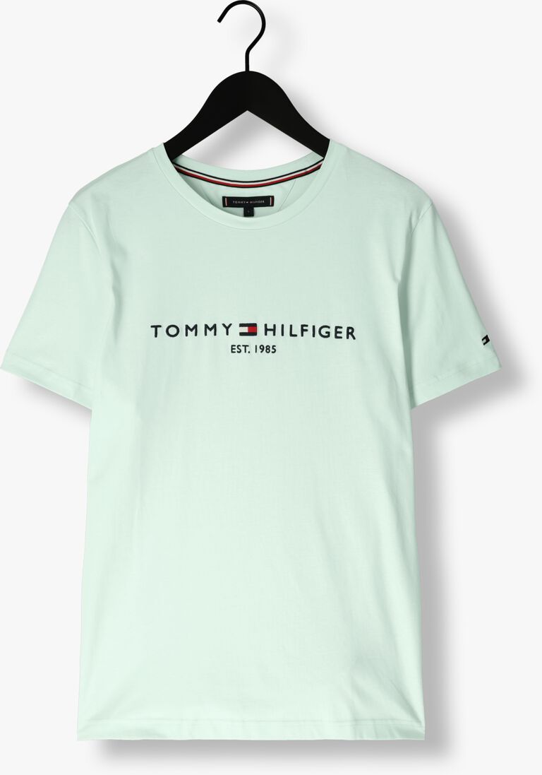 TOMMY HILFIGER mint tommy hilfiger t-shirt tommy logo tee