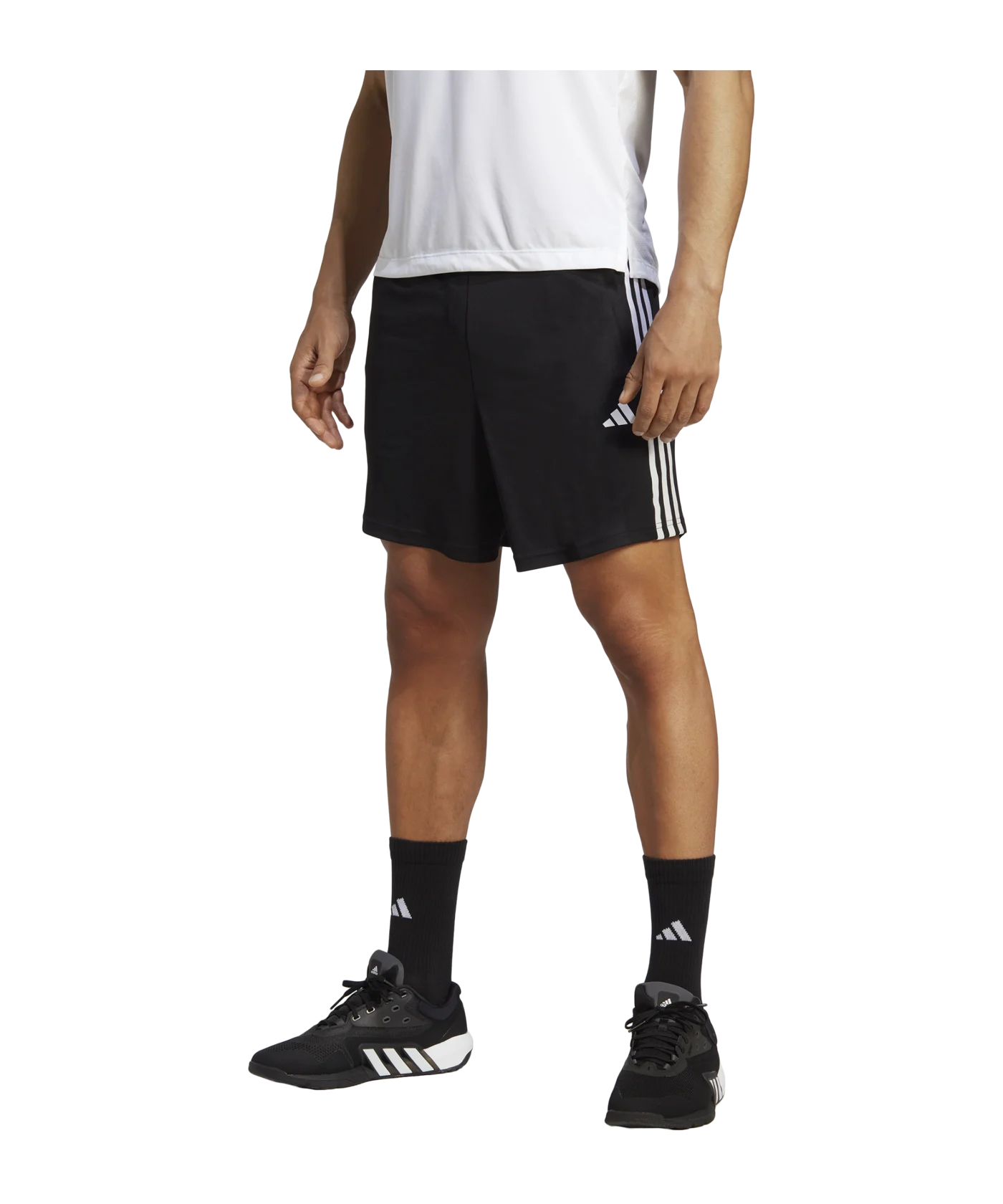 adidas Pique 3-Stripes Trainingsshort Schwarz