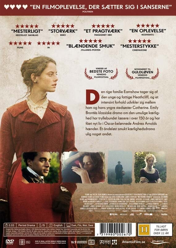 Wuthering Heights / Stormfulde Højder - DVD
