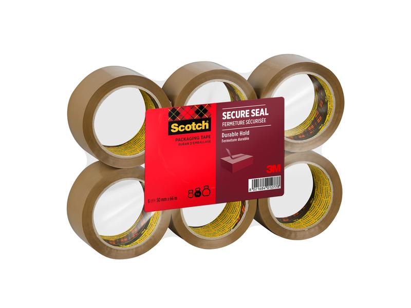 Scotch Klebeband Heavy 50 mm x 66 m Braun 6 Rollen Universell einsetzbares Kartonverschlussklebeband