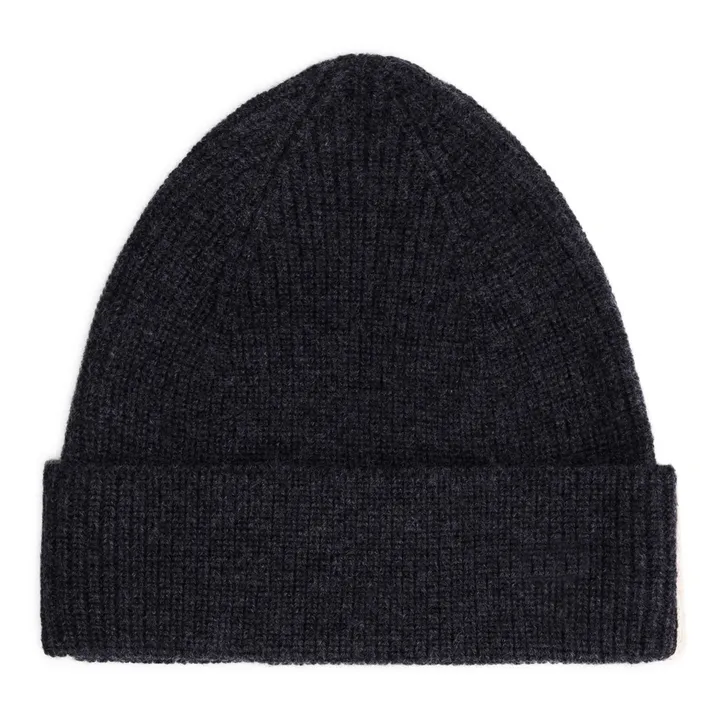 Gray Label Bonnet en Maille | Gris anthracite
