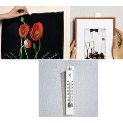 Powerstrips Crochet adhésif pour cadre, blanc