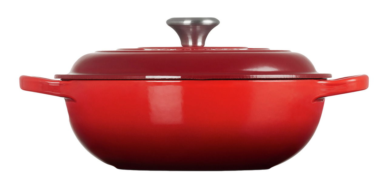 LE CREUSET Stew Pot 22cm Kirschrot SIGNATURE