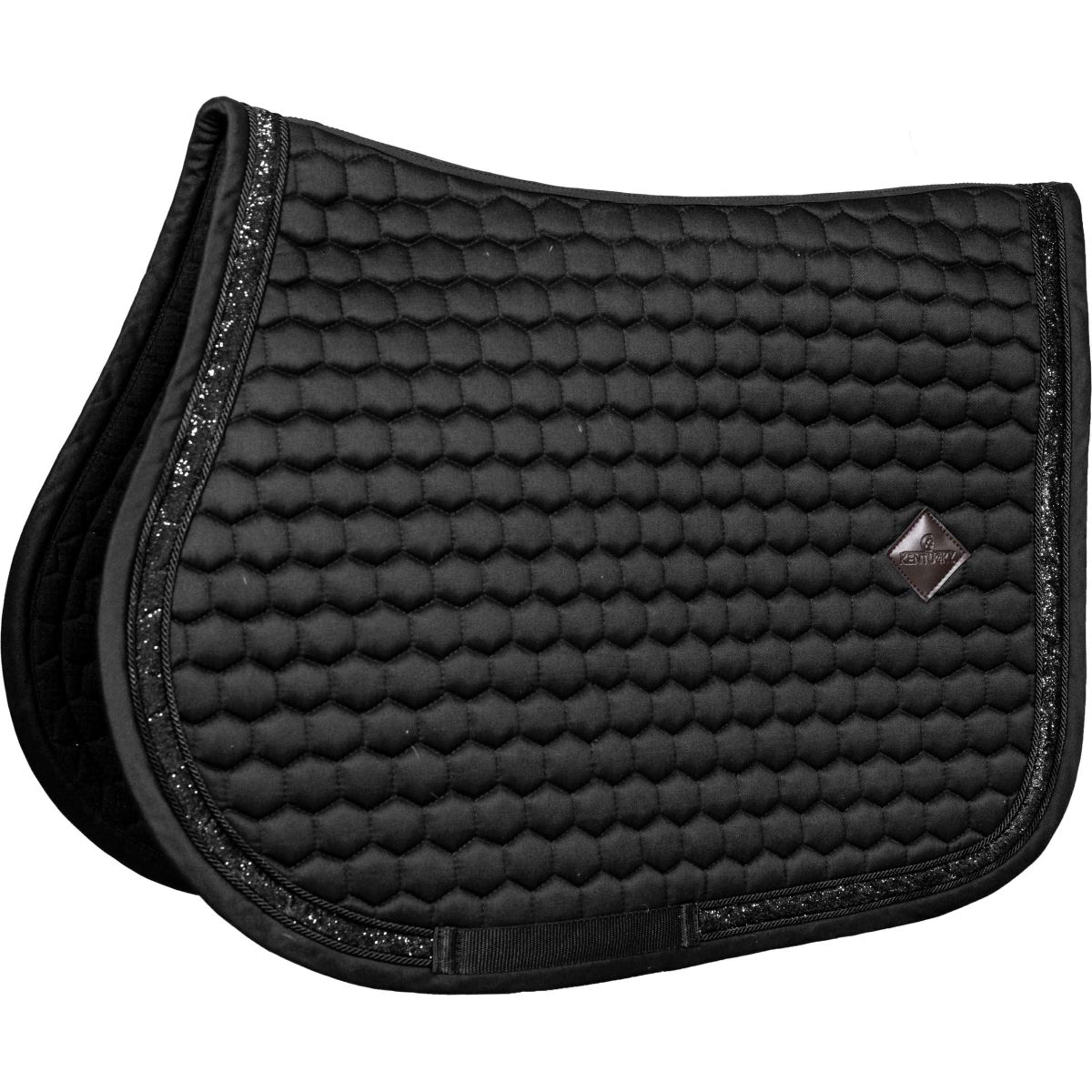 Kentucky Zadeldekje Glitter Springen Zwart