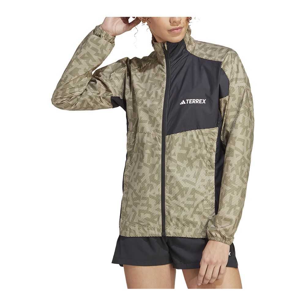 Adidas Performance TRAIL WINDBREAKER - Veste Femme savann/focoli