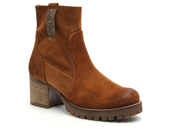 Minka boots bottine talons femme joan marron