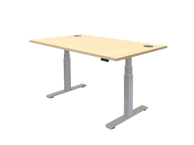 Fellowes Tischplatte Levado 120 x 80 cm, Ahorn Platte für den Tisch