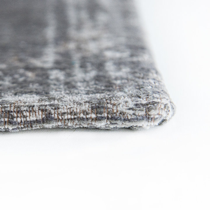 Vintage vloerkleed - Fading World Medaillon Grijs 9148