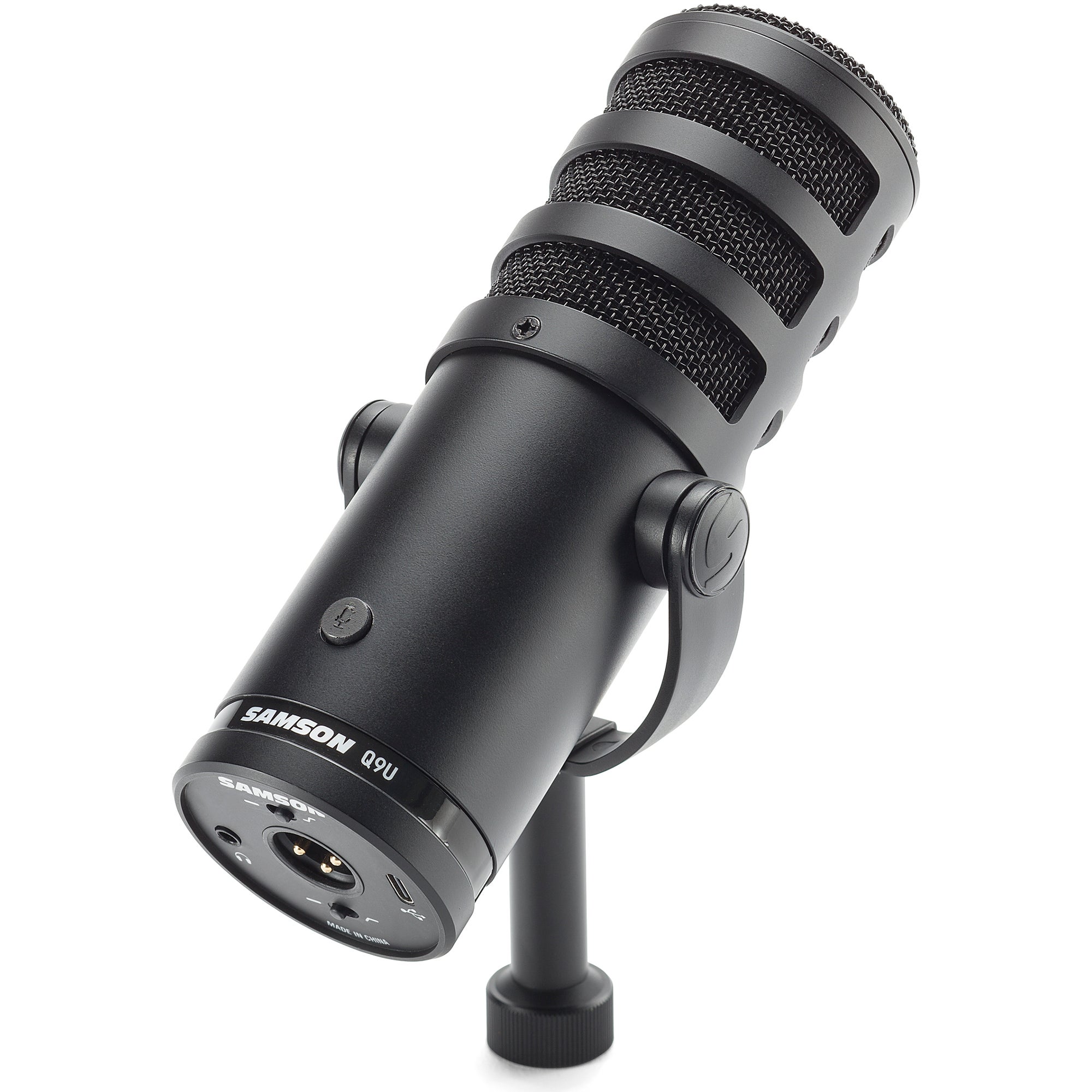 Samson Q9U dynamische broadcastmicrofoon met XLR en USB
