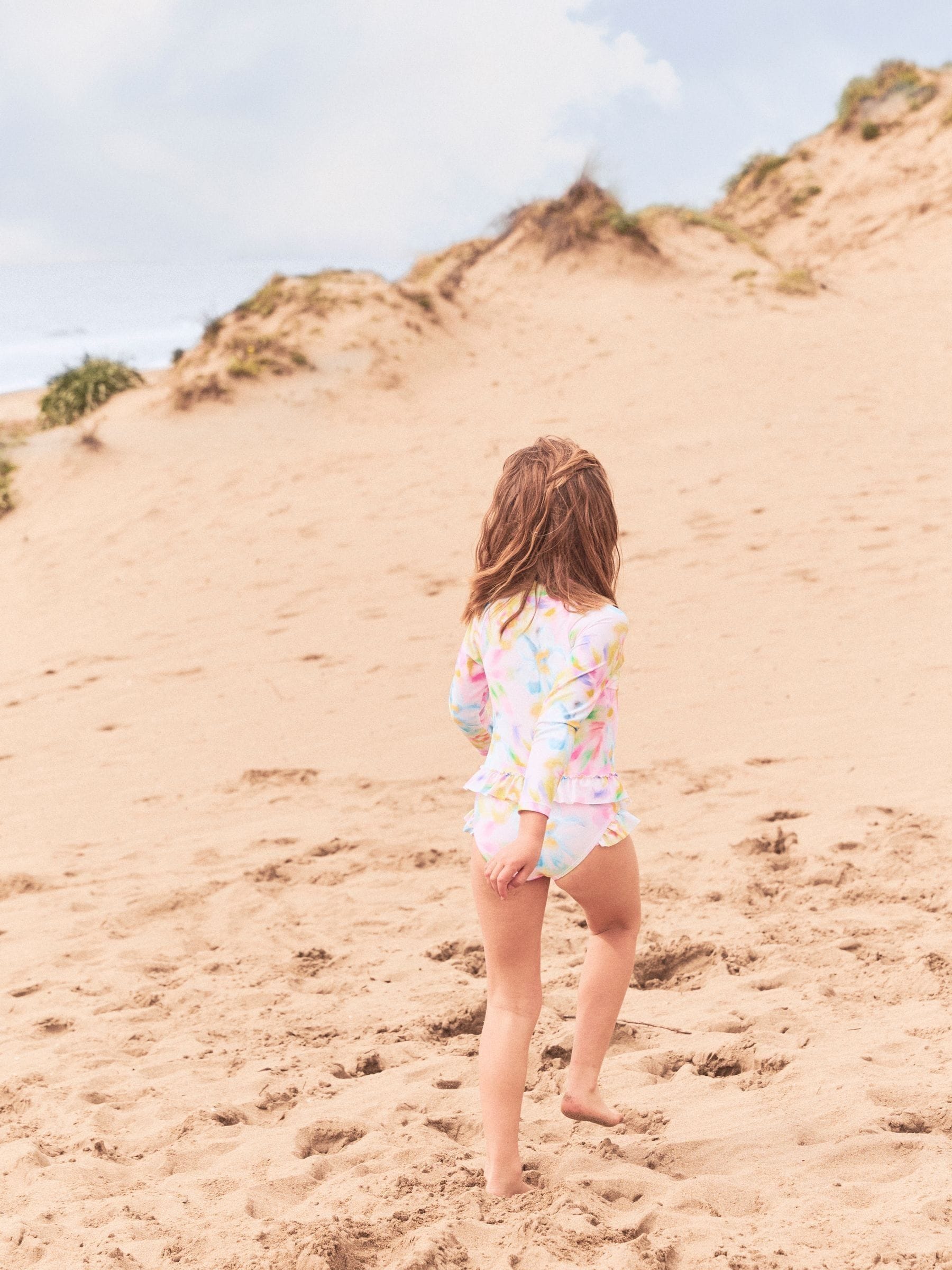 Angel & Rocket Jodie Sunsafe Print Zwempak met Lange Mouwen