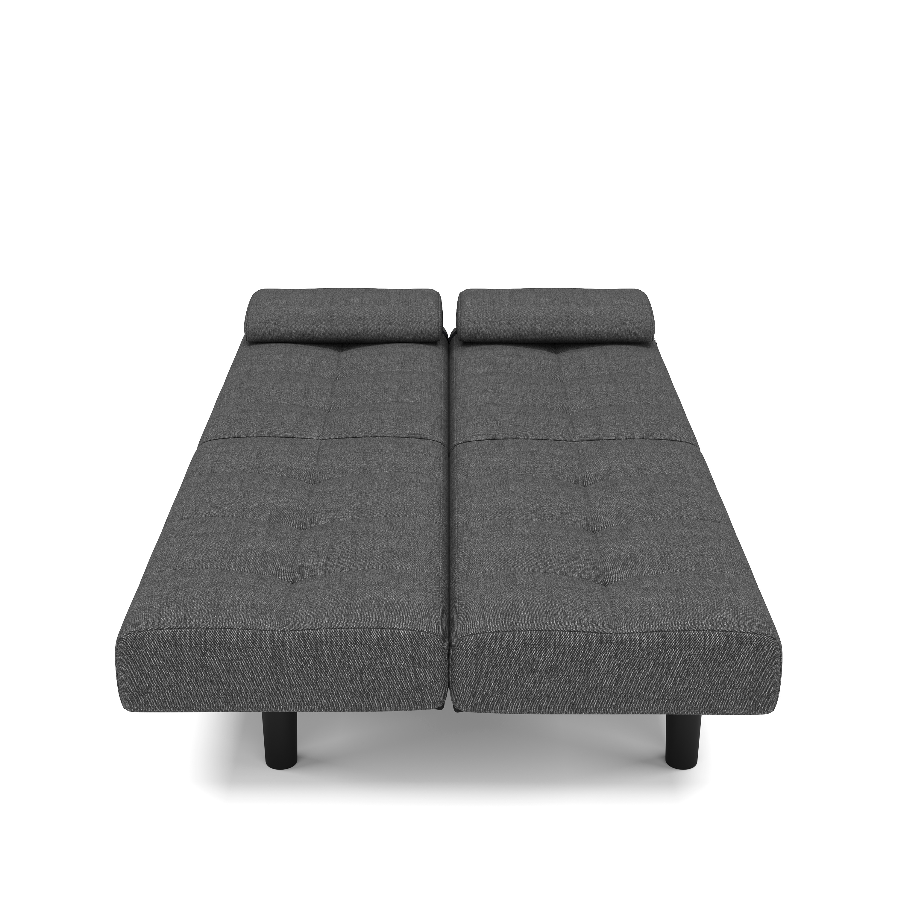 Schlafsofa Leinen LINUS multifunktional anthrazit