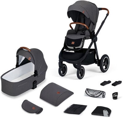 Kinderkraft EVERYDAY 2-i-1 Duovogn, Dark Grey/Black